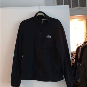 North Face Black Zip Up Spring Jacket